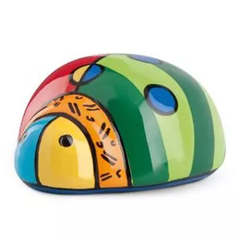 Britto [R6867] - Фигурка керамическая Божья коровка разноцветная (Бритто) - 6x8см разноцветный