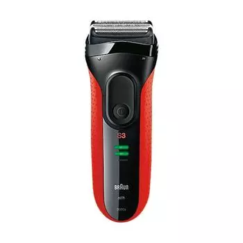 Бритва Braun Series 3 с тремя лезвиями 3030s для мужчин красный