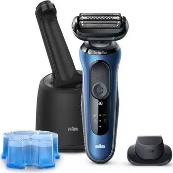 Бритва BRAUN Series 6, 61-B7200cc, синяя