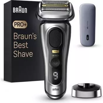 Бритва Braun Series 9 PRO+ 9527S для сухой и влажной уборки, PowerCase
