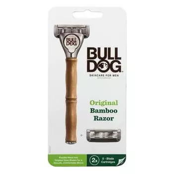 Бритва Bulldog Bulldog 5 лезвий бамбуковый держатель 2 шт.