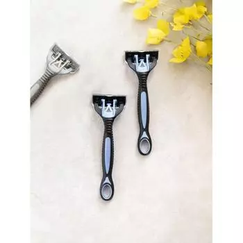 Бритва Daiso 6 лезвий 2 шт. Grey