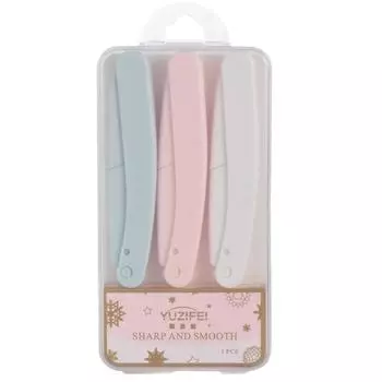 Бритва для бритья макияж брови макро бритва для бровей набор мини складной триммер для бровей