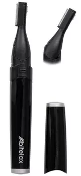 Бритва для бровей Aviterax Face Eyebrow, работающая от батареек, черного цвета, которую можно использовать где угодно, и AFS-21(К) чёрный