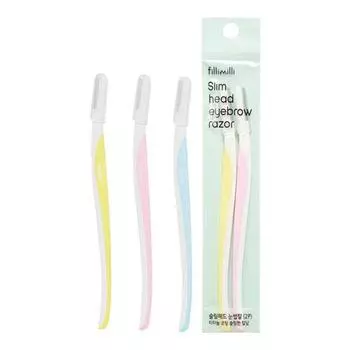 Бритва для бровей Fillimilli с тонкой головкой, 2 шт.