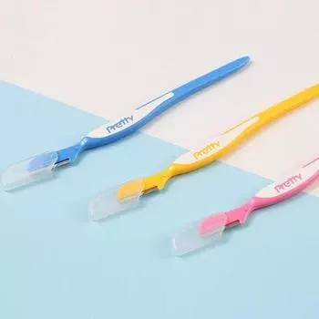 Бритва для бровей KAI, 3 шт. в упаковке_(нож для бровей)