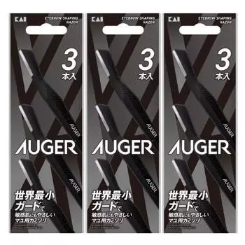 Бритва для бровей Kai AUGER, 9 шт. (3 шт. х 3) Бритва для бровей Бритье бровей GA0115