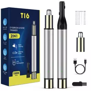 Бритва для бровей, новая акция, 1 аккумуляторная машинка для стрижки волос в носу, бритва для бровей и носа, ленивая бритва для бровей, бритва для бровей и носа, ленивая бритва
