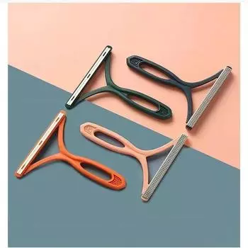 Бритва для домашних животных 1 шт., для ухода за шерстью, для гладкого бритья, для кошек и собак, для животных, для удаления шерсти, для массажа, для чистки, для ванны, для кошек, щетка оранжевый