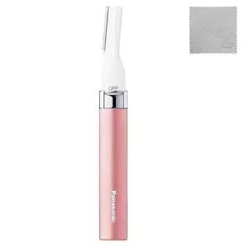 Бритва для лица Ferrier Silver ES-WF41-S Ferrier Pink ES-WF41-P Брови Naive hair с бонусом (розовый корпус x [1 шт.] и мультиочиститель в комплекте (цвет есть