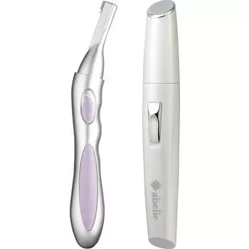 Бритва для лица Rozen Star для карандаша на батарейках поставляется с 4 компактными электрическими гвоздями, электрическими гвоздями, гвоздями, аккумуляторами, включает масло для ногтей AZ046059 [набор продуктов]