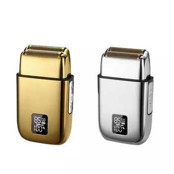 Бритва для лысины, бритва с сеткой, парикмахерская машинка для стрижки волос, 0 мм, беспроводная электробритва, электробритва, перезаряжаемая LK2015G