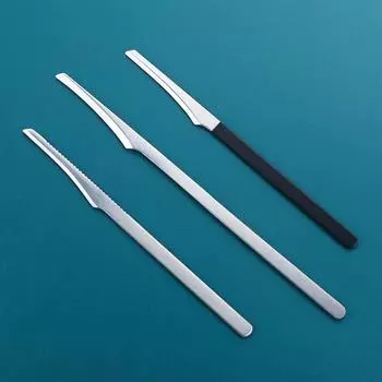 Бритва для пилинга кутикулы бритва маникюр педикюр инструменты для удаления омертвевшей кожи стопы педикюр нож набор #2 3pcs 13cm