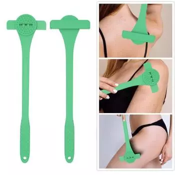 Бритва для спины 2-в-1 DIY бритва для волос на спине с безопасным лезвием Tech Non-Slip чёрный