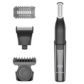 Бритва для тела MAXGROOM, удаление нежелательных волос со всего тела, за исключением волос на одной подмышке и голени, бритва для мужчин VIO Sideburn Shaver с регулируемой длиной, для удаления волос на теле