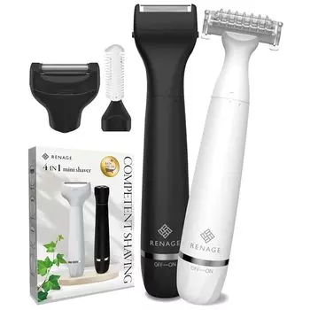 бритва для тела мужская электробритва бритва VIO бритва для лица RENAGE тип зарядки USB водонепроницаемый триммер для всего тела электробритва можно мыть