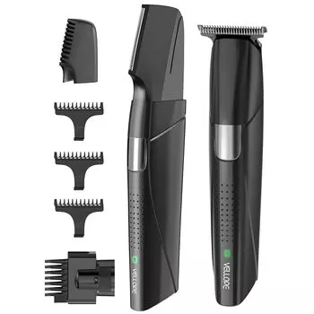 Бритва для тела Vellope USB-зарядная электрическая машинка для стрижки волос Машинка для стрижки волос Можно бриться в ванной Можно мыть 9901