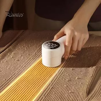 Бритва для удаления катышков, электрическая бритва с 6 лезвиями для одежды, свитеров, для удаления катышков, пуха, диванной мебели, USB-зарядка, шарик для волос чёрный