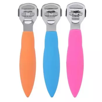 Бритва для удаления мозолей из нержавеющей стали, строгальный станок для удаления мозолей и ороговевших клеток кожи, педикюрный инструмент для ног Orange