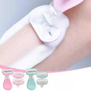 Бритва для удаления волос под мышками у женщин Инструмент для удаления волос на ногах One Size синий