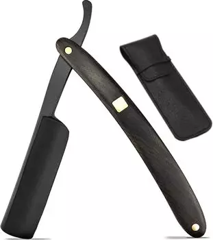 Бритва Дружба Бритва с одним лезвием Складная ручная деревянная ручка для бритья Бритье лица Бритье бровей Профессиональное близкое бритье бровей Парикмахерская