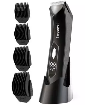 Бритва Eargoovell Body Shaver VIO Shaver со светодиодным дисплеем и функцией блокировки. Имеет 4 типа ограничения длины гребня. Удаляет нежелательные волосы. Электрический.