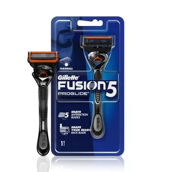 Бритва Gillette Fusion Proglide для мужчин со стайлинговым задним лезвием для идеального бритья и идеальной формы бороды