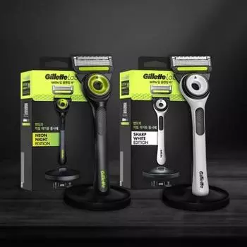 Бритва Gillette Labs Deep Cleansing Bar с белой неоновой ручкой и 1 острым лезвием белого цвета