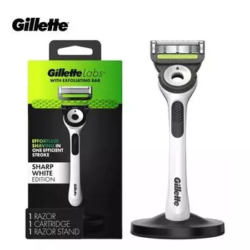 Бритва Gillette Labs с отшелушивающим бруском 1 бритва 1 картридж 1 подставка для бритвы