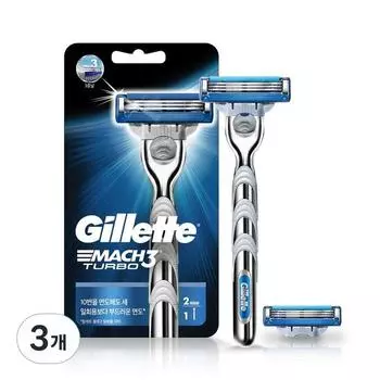 Бритва Gillette Mach3 Turbo, 1 упаковка, 3 шт., Корейские лезвия
