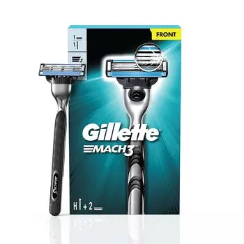 Бритва Gillette Mach 3 + 2 картриджа