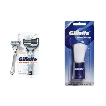 Бритва Gillette Skinguard, 1 шт. и кисточка для бритья (1 шт. в упаковке)