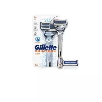 Бритва Gillette Skintech Manual Flexball + Дополнительные лезвия, корейское лезвие