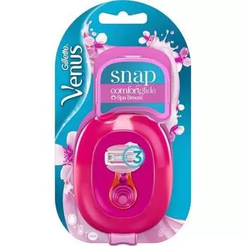 Бритва Gillette Venus Embrace Snap, дорожный размер, продукт после бритья