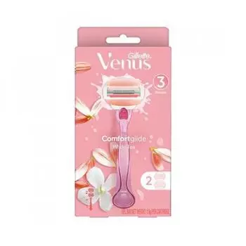 Бритва Gillette Venus Venus Comfort Glide White Tea с ручкой + 2 лезвия [с мылом]
