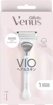 Бритва Gillette Venus VIO Hair Skin с 1 запасным лезвием в комплекте. (только ручка) +
