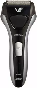 Бритва IZUMI Solid Series сабельная с 3 лезвиями, серебристая S-DRIVE IZF-V537-S