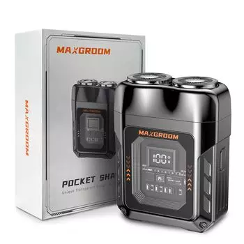 Бритва MAXGROOM серии 8500 Роторная бритва IPX7 Моющаяся бритва Светодиодный дисплей Низкий уровень шума Удобно носить с собой Деловые поездки Путешествия Подарки Всегда в машине Японский