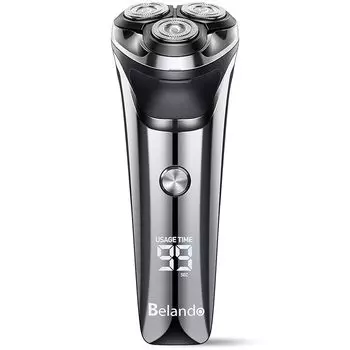 бритва мужская электробритва [вращение на 360°, японское лезвие, низкий уровень шума] USB-зарядка IPX7 водонепроницаемая мужская бритва гладкое бритье 27 лезвий