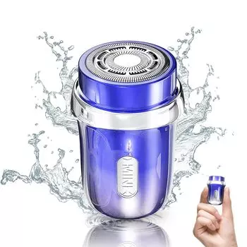 Бритва OFFBAIKU Компактная электрическая электрическая высокоскоростная вращение для влажного и сухого бритья Автоматическая удобная для бизнеса [Ultra Sensing] Бритва, бритва, бритва,