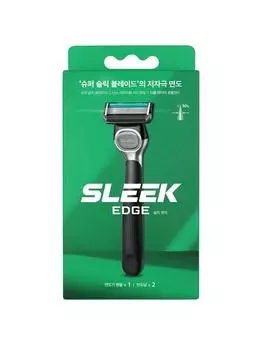 Бритва с гладким краем (ручка + 1 лезвие)