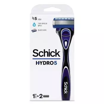 Бритва Schick Hydro 5 Basic + 2 дополнительных лезвия, 1 набор, корейское лезвие