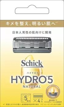 Бритва Schick Hydro 5 Natural со сменными лезвиями (4 шт)