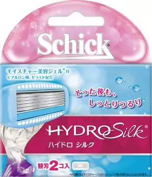 Бритва Schick Hydrosilk со сменными лезвиями (2 куска) Женский синий