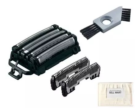 бритва запасной набор лезвий лезвие ES9032 щеточка для чистки чистящая салфетка [Набор для чистки] Мужской + + (оригинал) чёрный