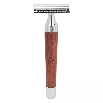 Бритвенная бритва в винтажном стиле, безопасная, точная, с двойным лезвием, эргономичный дизайн, безопасная бритва для кожи