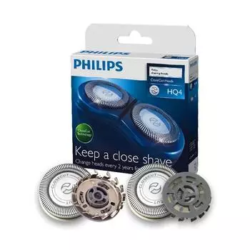 Бритвенная головка Philips HQ4 2 сеточки 2 резака, совместимые с PQ182 PQ190 PQ193 PQ206 PQ216 PQ226 PQ121 YQ6088 S205 S210 HQ902 HS199 PQ187 HQ130 PQ212