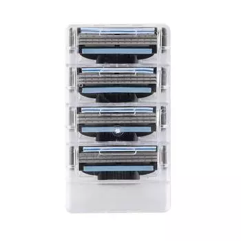 Бритвенное лезвие Ernie Gillette Proglide Fusion 5-слойное черное, корейское лезвие