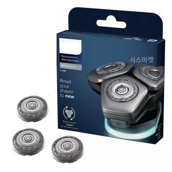 Бритвенное лезвие Philips 9000 SkinIQ S9000 Prestige, совместимое с sh91 + щеточка для чистки, корейское бритвенное лезвие