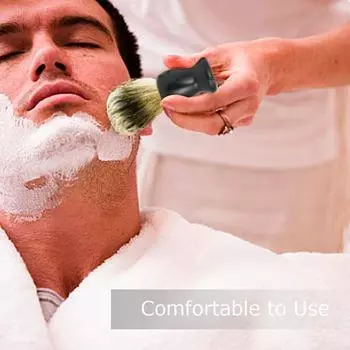 Бритвенные инструменты для мужчин, подставка для помазка для влажного бритья и щетка для бороды чёрный